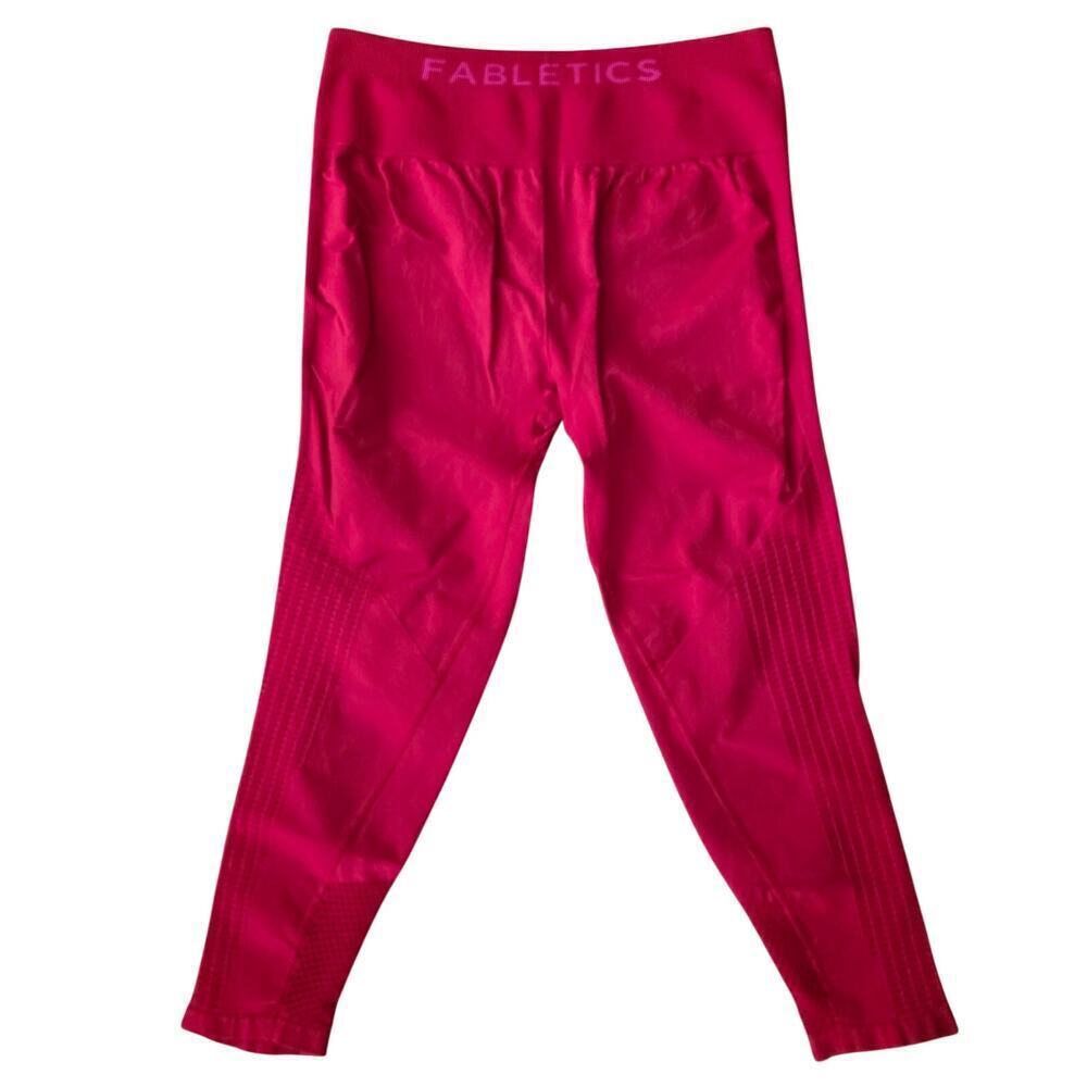 Fabletics Red Women's Cropped Leggings 28 Waist